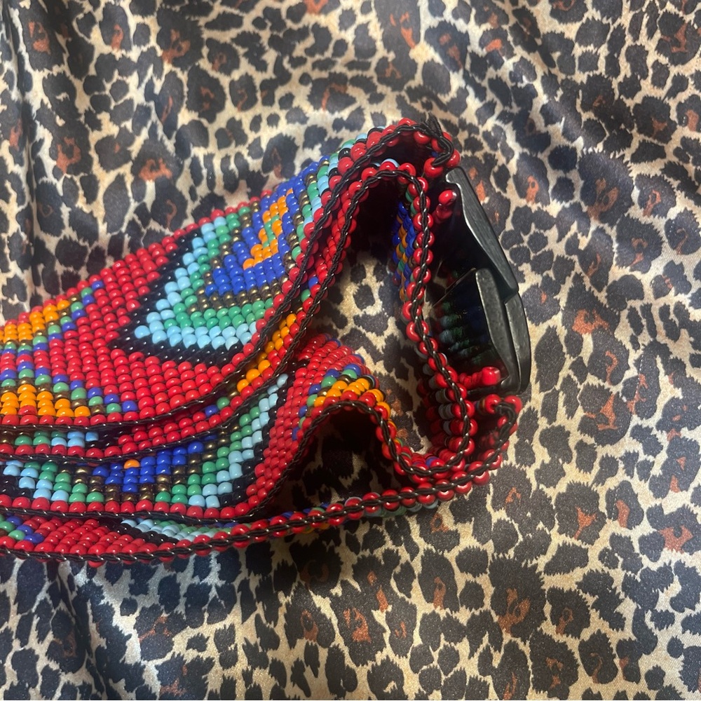 Beautiful Colorful Beaded Belt - Picture 7 of 14
